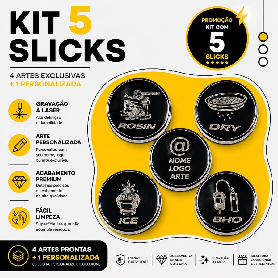 KIT Slicks UV 7ml Personalizados