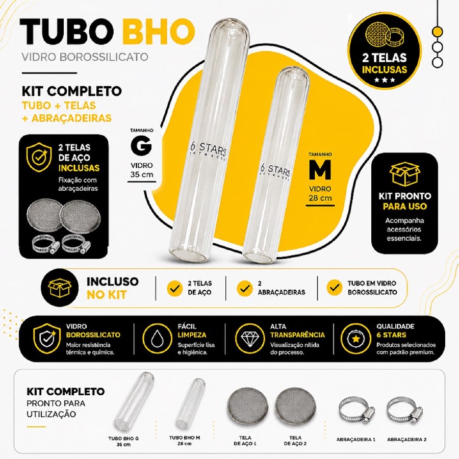 Tubo Extrator BHO